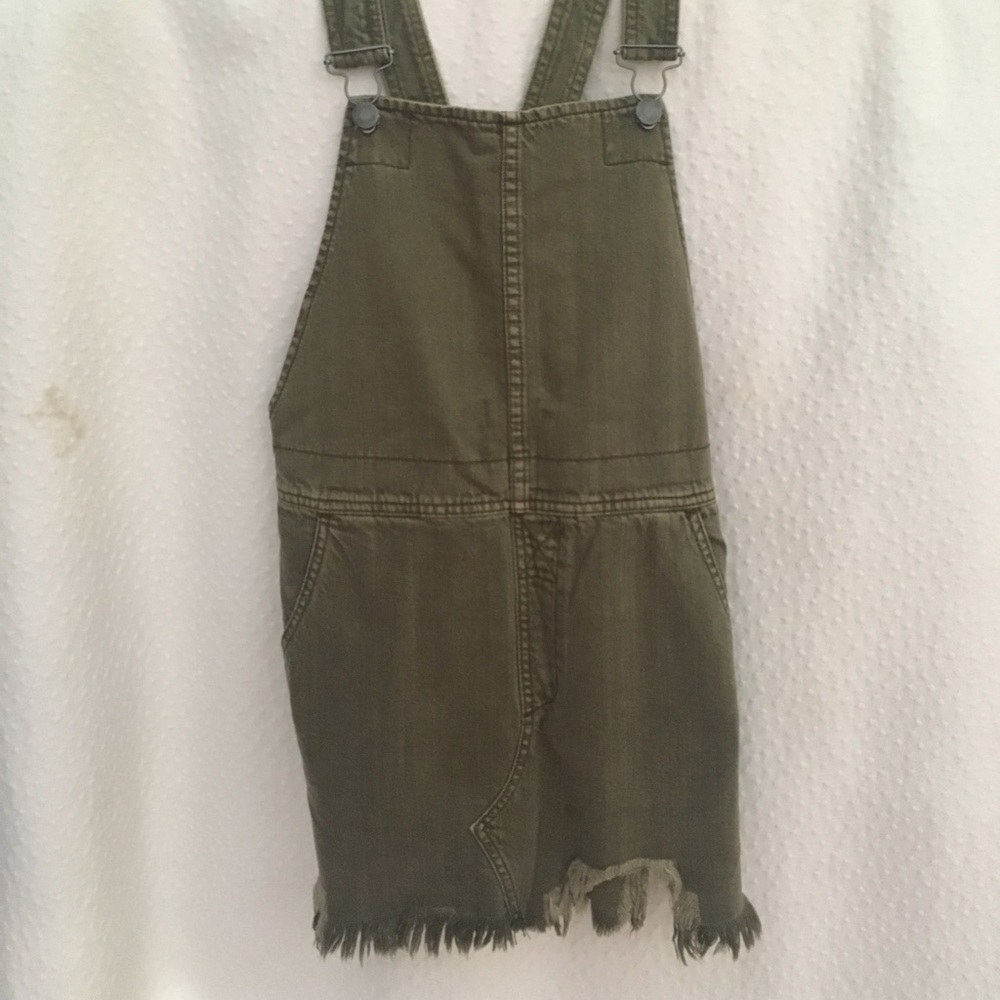 Free People denim overall dress